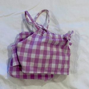 checkered purple baiting suit! (tillys)